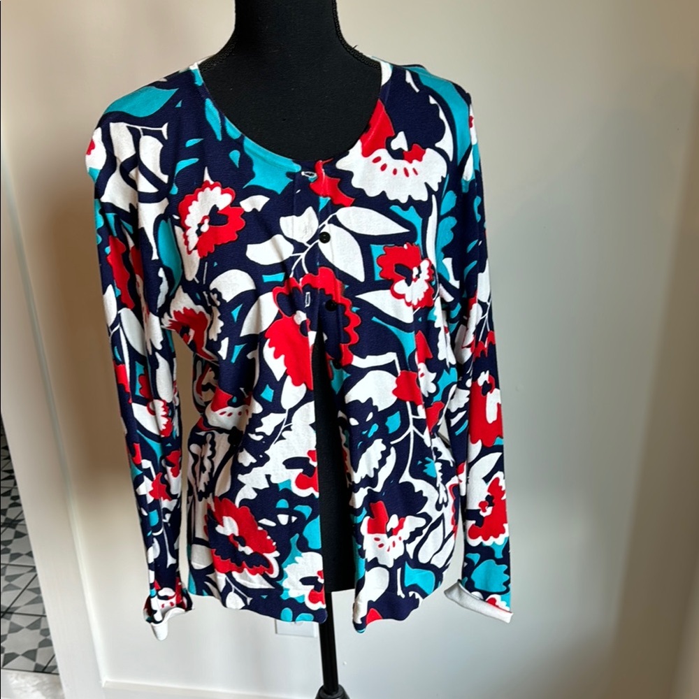 August Silk Multicolor Heritage Top